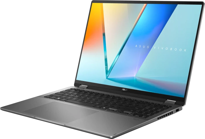 ASUS VivoBook S 16 Flip TP3607SA-SI716W, Matte Gray, Core Ultra 7 256V, 16GB RAM, 512GB SSD, DE, Eingabestift