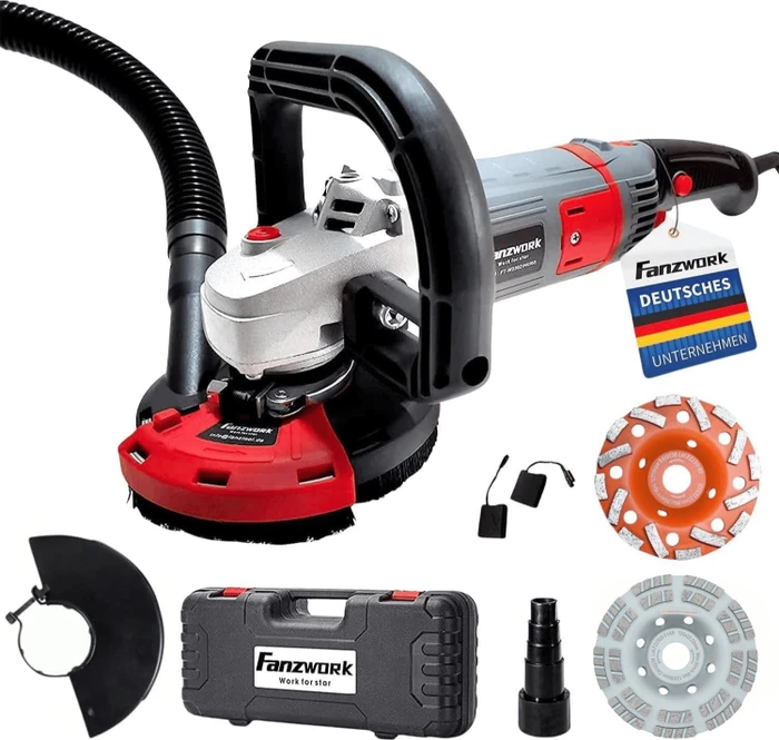 Fanztool Fanzwork FT2302 Elektro-Betonschleifer inkl. Koffer