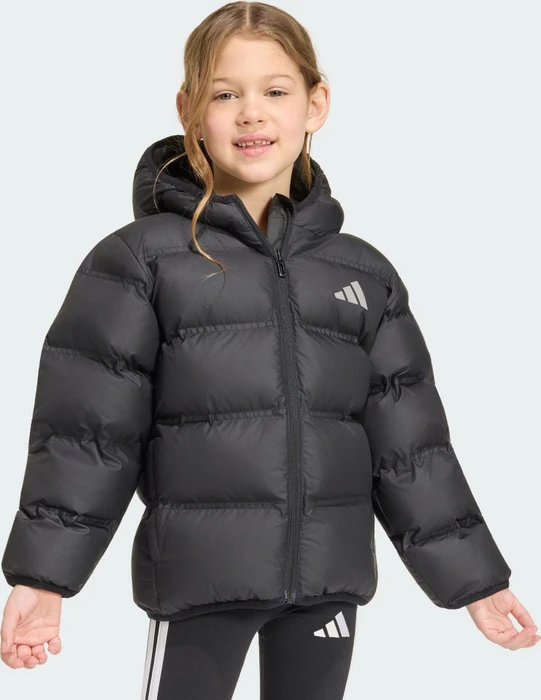 adidas Kunstdaunen Funktionsjacke black/reflective silver (Junior)