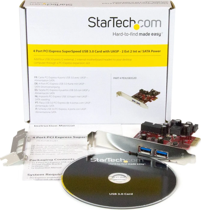 StarTech PEXUSB3S2EI, 2x USB-A 3.0, PCIe x1