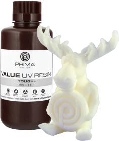 PrimaCreator Value Tough UV (ABS Like) White, 500g