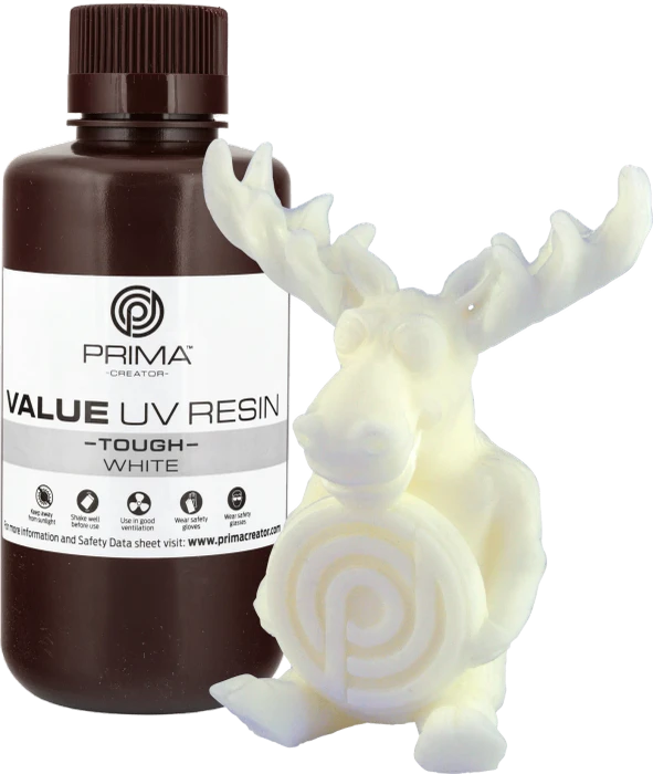 PrimaCreator Value Tough UV (ABS Like) White, 500g