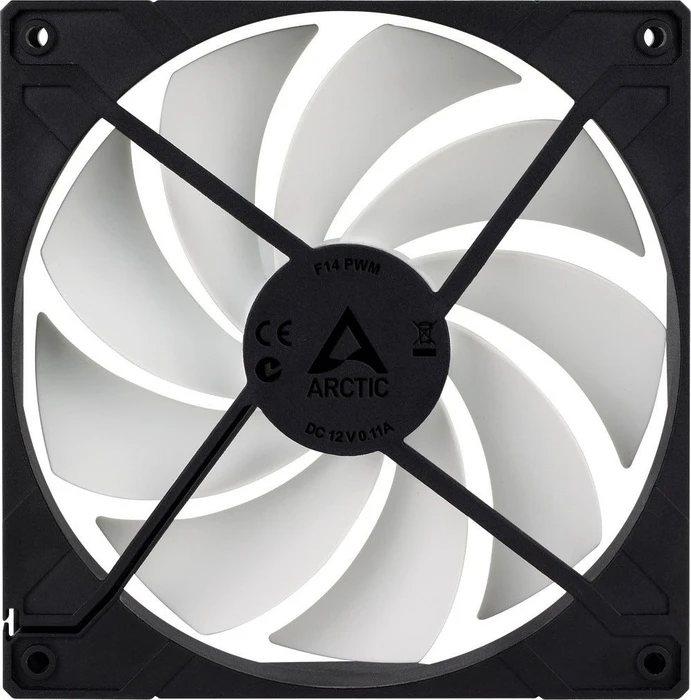 ARCTIC F14 PWM schwarz/weiß, 140mm