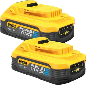 DeWalt DCBP518H2 Powerstack Werkzeug-Akku 18V, 5.0Ah, Li-Ionen, 2 Akkus [10.0Ah] [180Wh]