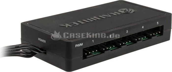 Raijintek RJK A-RGB Control Set, Lichtsteuerung 8-fach, schwarz