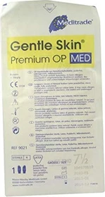 Dr. Junghans Medical OP Latex steril puderfrei Nr.7.5 Einweghandschuhe, 2 Stück