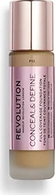 Revolution Beauty Conceal & Define Foundation F12, 23ml