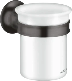 Hansgrohe Axor Montreux Zahnputzbecher mit Halter brushed black chrome