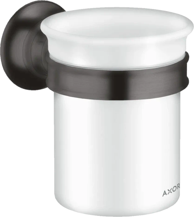 Hansgrohe Axor Montreux Zahnputzbecher mit Halter brushed black chrome