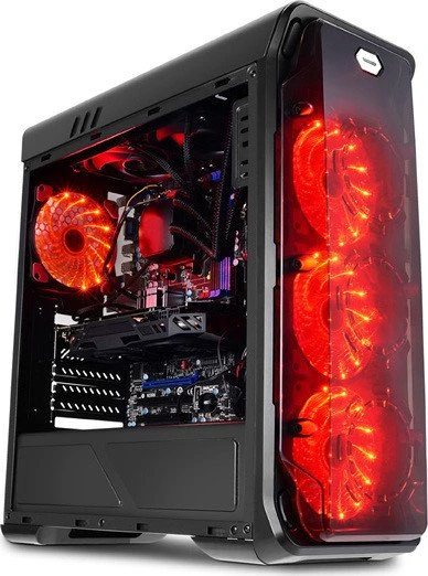 LC-Power Gaming 988B Red Typhoon, Acrylfenster