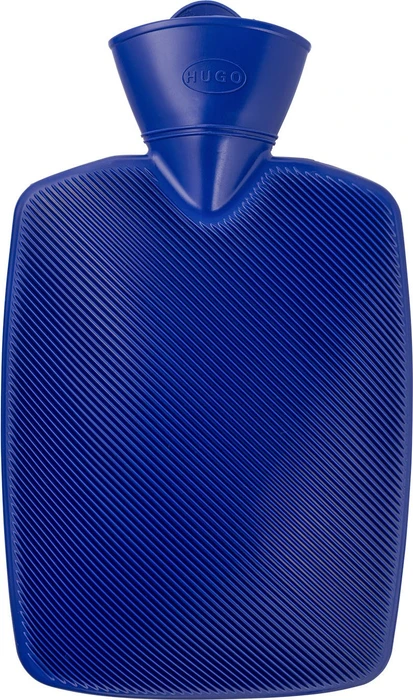 Hugo Frosch Klassik Halblamelle Wärmflasche blau