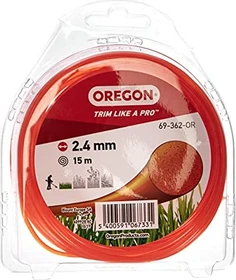 Oregon Trimmerfaden für Rasentrimmer orange, 2.4mm/15m