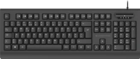 Conceptronic Kayne Tastatur mit SmartID-Kartenleser, schwarz, USB, PT (120850407101)