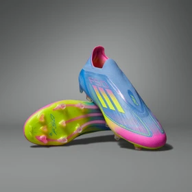 adidas F50 Elite Laceless FG blue fusion/lucid lemon/lucid pink