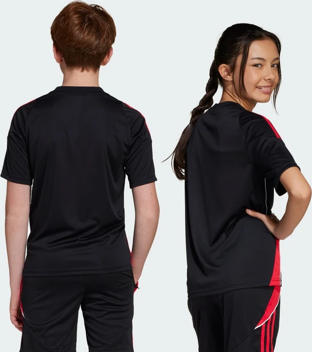 adidas Tiro 24 Trikot kurzarm black/pure ruby (Junior)
