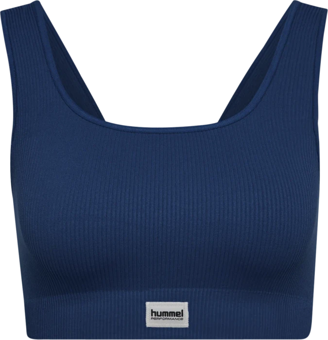 hummel Pulse Rib Sport-BH dress blue (Damen)