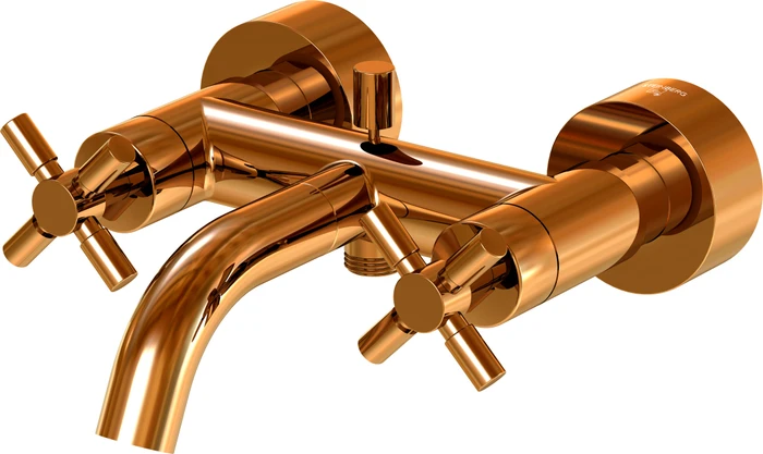 Steinberg Serie 250 Wanne/Brause-Zweigriffarmatur 1/2 rose gold