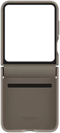 Samsung Flap Eco-Leather Case für Galaxy Z Flip 5 Etoupe