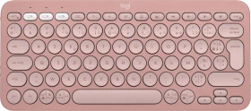 Logitech K380s Pebble Keys 2, rosa, Logi Bolt, USB/Bluetooth, FR