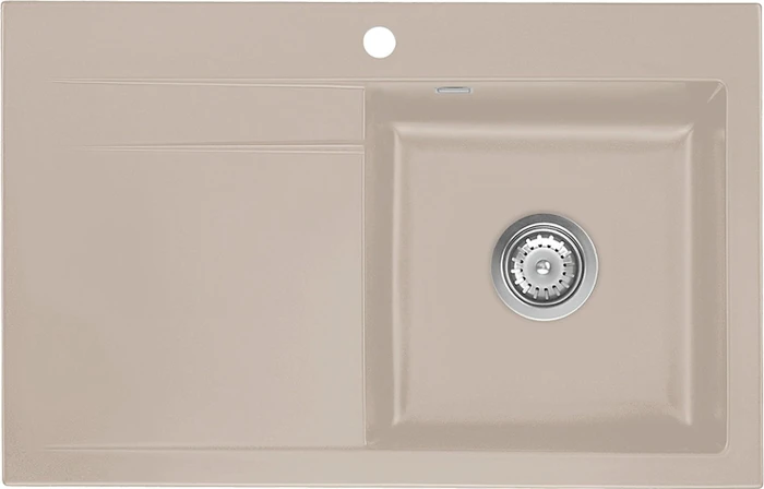 systemceram Stema 80 Einbau Becken rechts fango