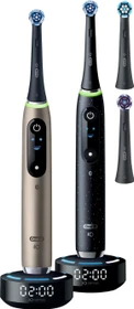 Oral-B iO Series 10 cosmic black/gold + 2. Handstück + 4 Aufsteckbürsten