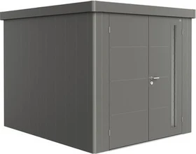 Biohort Neo 3B Gerätehaus mit Doppeltür quarzgrau-metallic