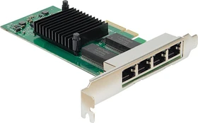Inter-Tech Argus ST-7238 LAN-Adapter, 4x RJ-45, PCIe 2.0 x4 (77773010)
