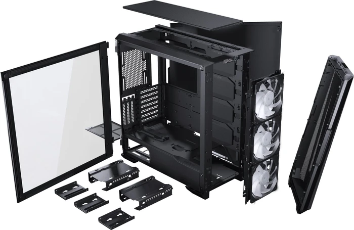 Phanteks Eclipse G500A DRGB, schwarz, Glasfenster