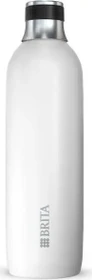 Brita SodaTRIO Edelstahl Sodaflasche 900ml weiß