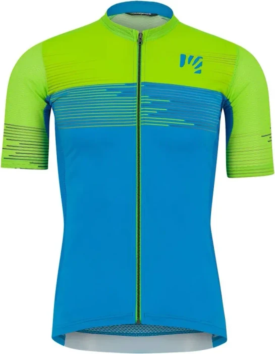 Karpos Green Fire Trikot kurzarm indigo blue/green fluo (Herren)