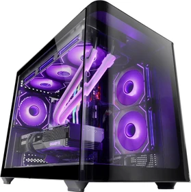 Mars Gaming MC-FusionM Black, Glasfenster