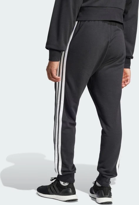 adidas Essentials 3-Streifen French Terry Trainingshose lang schwarz/weiß (Herren)