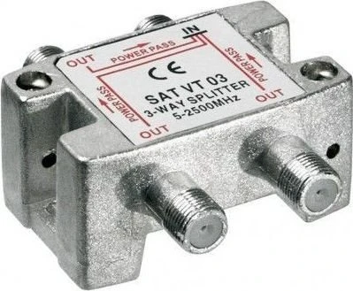 Wentronic Goobay SAT-Verteiler 3-fach