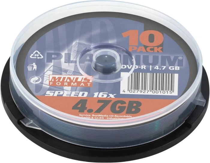 BestMedia Platinum DVD-R 4.7GB, 16x, 10er Spindel