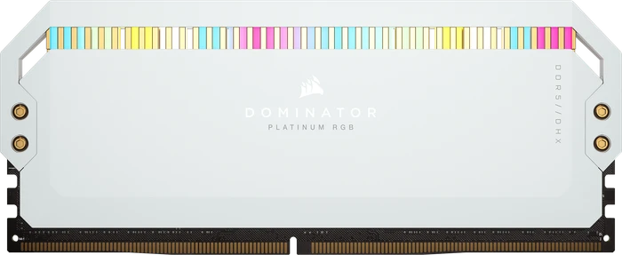 Corsair Dominator Platinum RGB weiß UDIMM 64GB Kit, DDR5-5200, CL40-40-40-77
