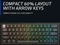 Mountain Everest 60, LEDs RGB, hot-swap, Midnight Black, Linear 45, USB, DE Vorschaubild