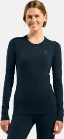 Odlo Natural Merino 200 Baselayer Funktionsshirt langarm dark sapphire (Damen)