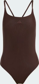 adidas Iconisea Ribbed Padded Badeanzug aurora coffee (Damen)