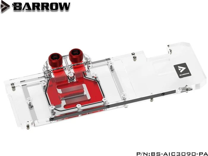 Barrow NVIDIA RTX 3090 LRC 2.0 Full Coverage GPU Water Block, Zotac 3090 Aurora