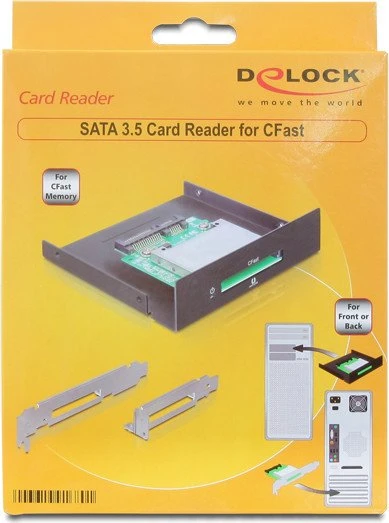 DeLOCK Single-Slot-Cardreader, SATA 7-Pin [Stecker]