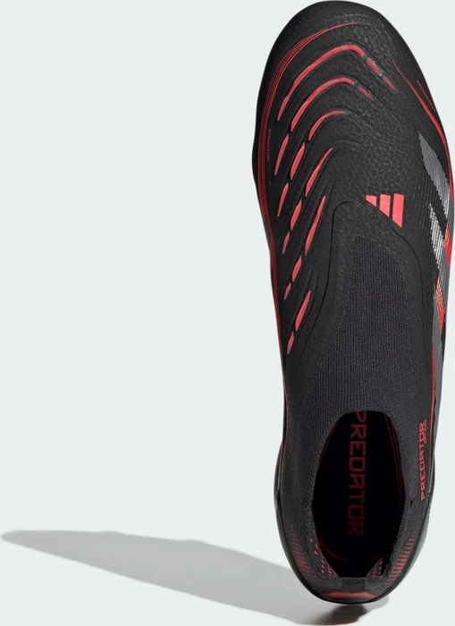 adidas Predator Elite Laceless FG core black/grey four/lucid red