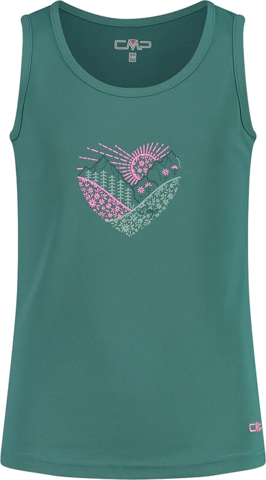 CMP Grafik Funktionsshirt ärmellos agave (Junior)