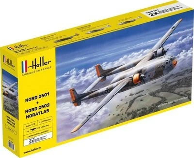 Heller Nord2501 + Nord 2502 Noratlas Twinset