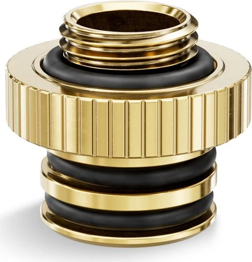 EK Water Blocks Quantum Line EK-Quantum Torque Push-In Adapter M 7, G1/4", gold