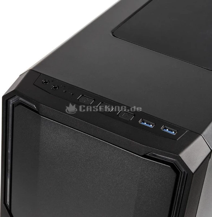 BitFenix Enso RGB, schwarz, Glasfenster
