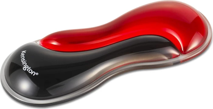 Kensington Slim Duo Gel, Handballenauflage (Maus), rot/schwarz