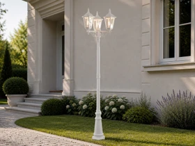 Konstsmide Firenze 220cm Stehleuchte 3-flammig weiß