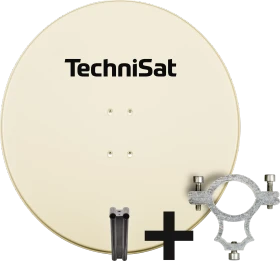 TechniSat Satman 850 Plus inkl. LNB-Halteschelle beige
