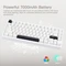Wobkey Rainy 75 Pro, Luna weiß, LEDs RGB, Kailh Cocoa, USB/Bluetooth, US Vorschaubild