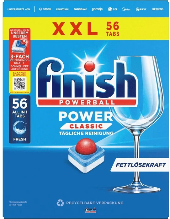 Finish Powerball Classic Geschirrspültabs